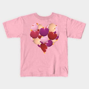 Happy Valentine Day - Marshmallow Love Kids T-Shirt